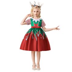 Kids Children Christmas Elf Cosplay Costume Dress Outfits Halloween Carnival SuitMaterial：Polyester Package included:Dress Shipping:  1.Processing time: 7-15 days.  2.Standard Shipping: 10-15 days. 3.Fast Shipping: 5-8 days. 4.Attention: For Quick Use, Make sure you will choose fast shipping! Size Chart Size Bust Waist Shoulder Length Sleeve 110 60 56 24 60 13 120 64 60 25 65 14 130 68 64 26 70 15 140 72 68 27 75 15 150 76 72 28 80 16 Cosplay Elf, Wedding Dress Photoshoot, White Maternity Dresses, New Halloween Costumes, Elf Cosplay, Children Christmas, Evening Skirts, Cinderella Dresses