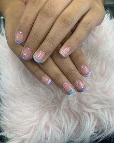 Nails Of Kids, Nail For Kids Cute, Acrylic Nails For Kids 8-9 Short, Short Nails For 10 Year, French Nails For Kids, Nails For Kids Cute Short French Tip, Nail Designs Natural Nails Short, Kids French Tip Nails, French Tip Nails For Kids