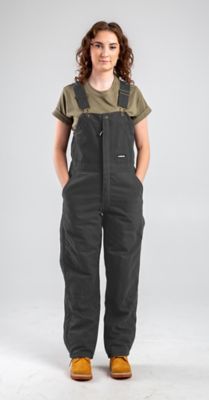 Berne Women's Softstone Duck Quilt-Lined Insulated Bib Overall, WB515TNM Leg Snaps, Knee Patches, Bib Overalls, Adjustable Legs, Good Brands, Outerwear Women, Work Wear, Overalls, Comfort Fit