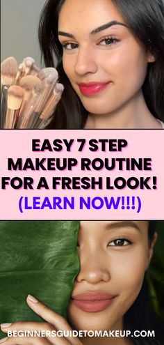 Say hello to effortless beauty with our easy 7-step makeup routine! ✨ Achieve a radiant and fresh look in no time with simple yet effective techniques. From a flawless base to a pop of color, this guide has you covered. Transform your routine and embrace the glow! 💖 #EasyMakeup #FreshLook #RadiantBeauty #SimpleBeautyRoutine Elf Halo Glow, Simple Beauty Routine, Quick Makeup Routine, Hydrating Concealer, Curled Lashes, Halo Glow, Jouer Cosmetics, Makeup Routines, Flawless Base