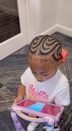 #kids #kidshair #kidshairstyles #hairstyle #hairstyles Cute Simple Braided Hairstyles, Freestyle Cornrows, Toddler Braid Styles, Girls Braided Hairstyles Kids, Kids Cornrow Hairstyles, Black Baby Girl Hairstyles, Toddler Braided Hairstyles, Toddler Braids, Black Kids Braids Hairstyles