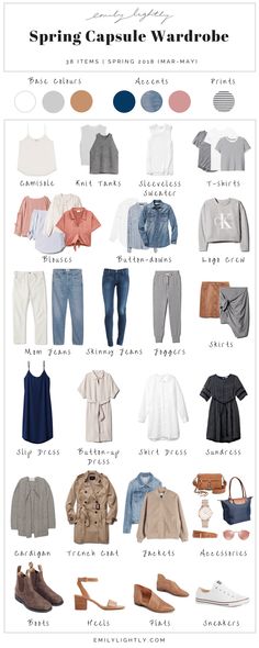 My Spring 2018 Capsule Wardrobe Minimalist Moda, Minimalist Capsule Wardrobe, Winter Capsule Wardrobe, Spring Capsule Wardrobe, Fashion Capsule, Minimalist Wardrobe, Of Outfits, Spring Wardrobe