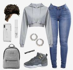 Boujee Outfits, Baddie Fits, Outfits Polyvore, Cute Outfits For School, Hair Girl