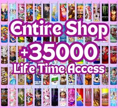 an advertisement for the entire shop and its price is $ 3500, with images of cartoon characters