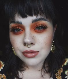 @lunafayebeauty Alternative Wedding Makeup, Everyday Witchy Makeup, Muted Makeup, Witchy Makeup, Demon Makeup, Alternative Makeup, Dope Makeup, Edgy Makeup, Cute Makeup Looks