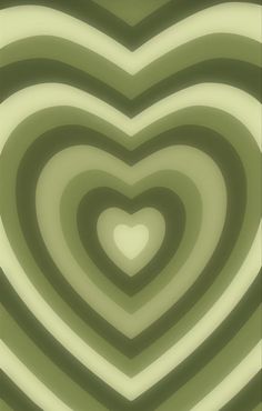 an image of a heart shaped pattern in green and white