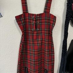 90’s Bedlamite Brooklyn Mini red plaid dress with zipper back
 #minidress #90s #punk 90s Punk, Red Plaid Dress, Plaid Dress, 50's Dress, Red Plaid, Brooklyn, Women's Dress, Plaid, Women Accessories