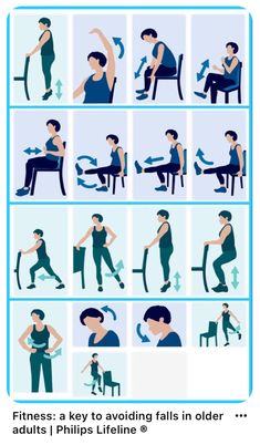 a poster showing how to do an exercise