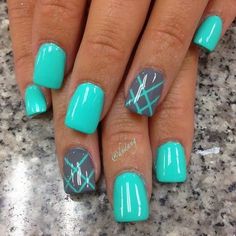 WOW i loveeee SHELLAC i wish i had money to get it done all the time!! Gel Nail Design Inspiration, Ideas For Nails Acrylic, Trendy Gel Nails Square, Teal Easter Nails, Dip Nail Ideas Vacation, Short Nail Designs For Spring, Gel Nail Designs For Spring 2023, Springtime Nail Designs, Edgy Elegant Nails