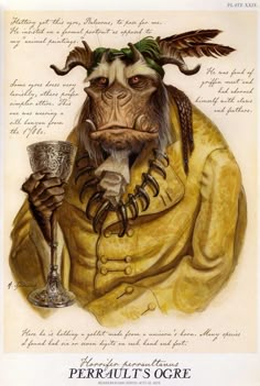 "Perrault's Ogre" from "Arthur Spiderwick's Field Guide to the Fantastical World Around You" illustration by Tony DiTerlizzi. Art Et Illustration, Field Guide