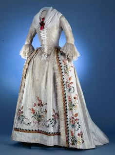 Robe à l'anglaise: ca. 1780-1790, French 1780s Fashion, Nigeria Fashion