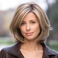 45 Best Medium-Length Hairstyles for Women Over 50 Medium Haircut, Hair Styles For Women, Haircuts For Fine Hair, Mid Length Hair