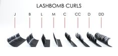 LASHBOMB EYELASH EXTENSIONS - CC CURL CLASSIC TRAYSLASHBOMB'S eyelash extensions are made of synthetic mink, making them soft & true to curl. They are a must have for all lash Artist! CC Curl lashes are slightly curlier than C Curl but not as curly as the standard D Curl. They are more noticeable from the front creating a soft reveal of the lash extensions. With our range of options you're sure to please any client in accomplishing their desired look. CC Curl Classic Lash Trays are available in Curl Volume, Eyelash Studio, Lash Trays, Lash Tricks, Lashes Tutorial, Lashes Fake Eyelashes, Lash Quotes, Eyelash Tips, Eyelash Technician