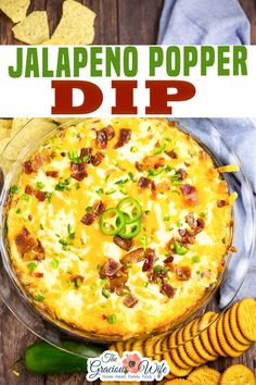 this jalapeno popper dip is the perfect appetizer for any party