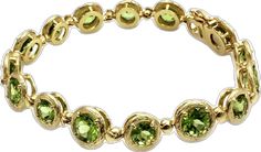 Peridot Morada Bracelet-jewelry-Cherie Dori-Sorrel Sky Gallery 14k Yellow Gold Bracelet With Gemstone, Fine Jewelry In Gold With Peridot, Formal Yellow Gold Peridot Jewelry, Classic Gold Jewelry With Peridot, Luxury Gold Jewelry With Peridot, Fine Jewelry Gold Peridot, Fine Gold Peridot Jewelry, 14k Gold Green Jubilee Bracelet, Green Gemstone Gold Bracelet