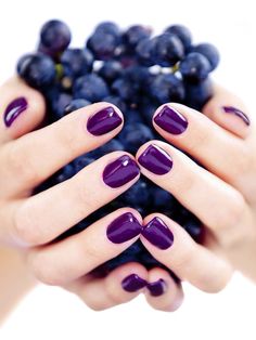 what color is this??? i love it! Purple Nail, Manicure E Pedicure, Purple Nails, Nail Polish Colors, Mani Pedi, Love Nails, Trendy Nails, Nail Art Design