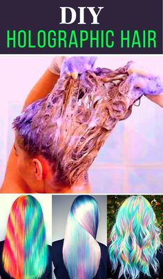 With its rising popularity many people seek to rock out holographic hair style and set their own style statements. Here is everything you need to know about it. Hologram Hair Color, Hair Color Parting Techniques, Diy Pinwheel Hair Color Technique, Hair Coloring Techniques At Home, 3d Hair Color, Multi Color Hair Dye Techniques, Prism Hair Color, Holographic Hair Color, Holographic Decor