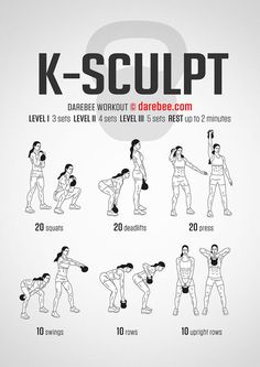 a poster showing how to do the kettle squat