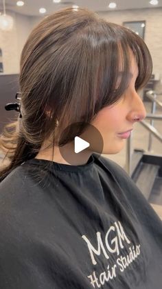 Balayage Layers, Shorthair Bangs, Side Bang Haircuts, Long Bob With Bangs, Balayage Hair Caramel, Love Reels, Highlights Balayage, Caramel Hair