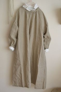 Tunik Linen, Linen Style Fashion, Linen Fashion, Kinds Of Clothes, Linen Style, Tunic Styles, Japan Fashion, One Piece Dress