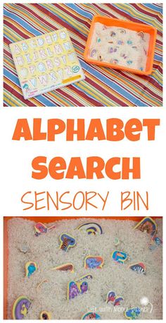 the alphabet search is an easy activity for toddlers to learn how to use it