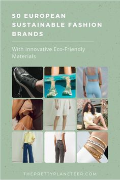 As you can guess, there’re a lot of sustainable fashion brands in Europe and I can’t wait any longer to talk about 50 European conscious brands you can’t miss out. Most of them offer… More Fashion Europe, Sustainable Wardrobe, Ethical Clothing Brands, Outfit Collage, Europe Fashion, Eco Friendly Clothing, Classy Style