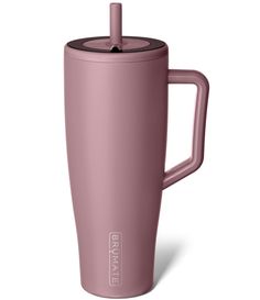 thermos travel mug is shown in pink