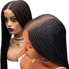 Comes as seen. This handmade Kim K 2x6 Cornrow Lace Front Wig features beautiful box braids, knotless braids, faux locs, dreadlocks, and micro braids for a stunning, natural look. Perfect for Black women, this high-quality wig is lightweight, easy to wear, and gives you a flawless protective style with minimal effort. Ideal for any occasion Micro Braids For Black Women, Knotless Faux Locs, 6 Cornrows, Box Braids Knotless, Hairstyle 2024, Braids Knotless, Braids For Black, Box Braid Wig, Micro Braids