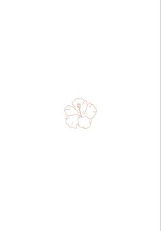 a drawing of a flower on a white background