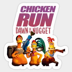 chicken run dawn of the nugget sticker