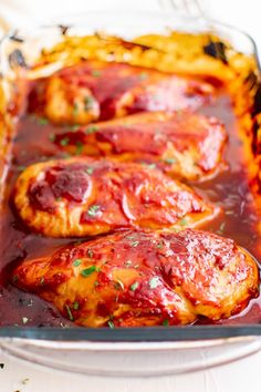 Easy Baked BBQ Chicken Breast Recipe (Oven Barbecue Chicken) Baked Bbq Chicken Recipes Oven, Barbecue Chicken Breast In The Oven, Bbq Chicken Breast Oven, Bbq Chicken Oven Baked, Baked Barbecue Chicken Breast, Oven Baked Barbeque Chicken, Bbq Boneless Chicken Breast, Barbecue Chicken In The Oven, Oven Baked Bbq Chicken Breast