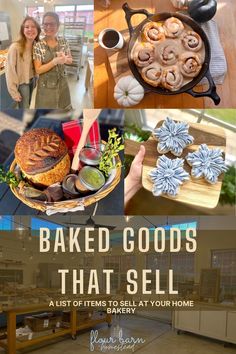 baked goods that sell at your home