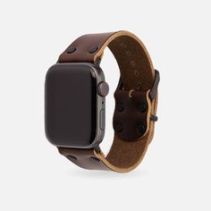 Inspired by the rugged leather straps of history, our American-made Apple Watch bands are hand pounded with care and attention to detail. Crafted from a single piece of full grain leather, they will continue to look better with age, unbending from the trends that come and go. Our leather Apple Watch bands are carefully crafted to fit all Apple Watch models, including the latest Series 10 and Apple Watch Ultra 2. Designed for universal compatibility, our bands provide both style and functionality Vintage Leather Watch Accessories For Everyday Use, Vintage Leather Strap Watch Bands For Everyday Use, Classic Leather Apple Watch Band For Everyday, Brown Everyday Watch With Bracelet Strap, Everyday Brown Watch With Bracelet Strap, Classic Brown Apple Watch Band For Everyday Use, Classic Watch Bands In Vintage Brown For Everyday Use, Vintage Brown Watch Bands With Waxed Finish, Classic Vintage Brown Watch Bands For Everyday Use