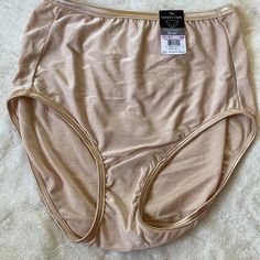 Nwt Vanity Fair Briefs Rose Beige Full Coverage Beige Bottoms For Summer, Beige Full Coverage Bottoms For Summer, Tap Pants, Rose Beige, High Waisted Briefs, Vintage Vanity, Vanity Fair, Beige Color, Briefs