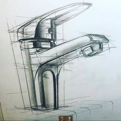 this is a drawing of a water fountain