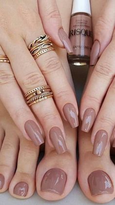 Cute Toe Nails, Classy Nails, Best Acrylic Nails, Nail Polish Colors, Nail Manicure, Trendy Nails