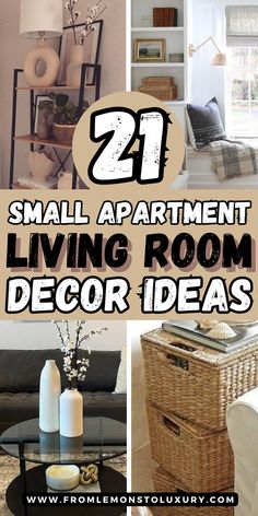 small apartment living room decor ideas that are easy to do and great for any space in the house