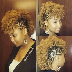 Cornrow style with crochet Mohawk #shecute Crochet Mohawk, Braided Mohawk, Natural African American Hairstyles, Mohawk Braid, Natural Braids, Mohawk Hairstyles, Braided Styles