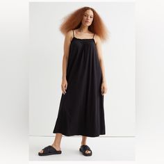 Modal Blend Dress , Long Relaxed Fit H&m Midi Length Dress For Day Out, H&m Midi Dress For Day Out, Casual Daywear Midi Dress By H&m, H&m Casual Midi Dress For Daywear, Casual H&m Midi Dress For Daywear, Casual Sleeveless Midi Dress By H&m, H&m Casual Sleeveless Midi Dress, H&m Casual Dresses For Daywear, Casual H&m Dresses For Daywear