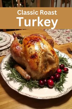 The ultimate Classic Roast Turkey for your Thanksgiving table! 🦃✨ Juicy, tender, and full of flavor, it’s the perfect recipe for your holiday gathering. Click the photo for full directions and tips for roasting your best turkey ever! #ThanksgivingTurkey #HolidayCooking #ThanksgivingRecipes Classic Roast, Best Turkey, Roast Turkey, Holiday Feast, Creamy Mashed Potatoes, Delicious Pies, Roasted Turkey, Holiday Cooking, Thanksgiving Table