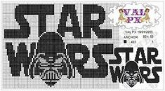 the star wars cross stitch pattern