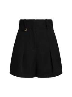 Find JACQUEMUS Le Short Bari Wool Shorts on Editorialist. Concealed front hook and zip closure. Belt loops. Adjustable waistband. Two side pockets. Two back pockets. Model is wearing a size34 Korean Life, Wool Shorts, Pants Collection, Adjustable Waistband, Looks Chic, Swim Accessories, Shearling Jacket, Ski Wear, Swimwear Tops