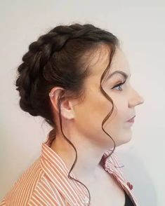 19 Gorgeous Braided Updo Hairstyles You Must Try Ballerina Updo, Crown Braid Updo, Casual Updo