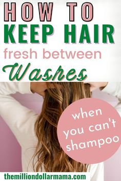 These 4 tips can help you keep your hair fresh and looking great even if you don't have time to wash it! Easy, simple tips to keep you in great looking hair! Dry Frizzy Hair, Healthy Hair Routine, Using Dry Shampoo, Gym Hairstyles, Hair Mistakes, Healthy Hair Care, Fresh Hair