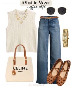 Walmart Jeans, Jeans Outfit Ideas, Celine Tote, Looks Jeans, Neutral Outfits, Sunglasses Outfit, Fashion Capsule Wardrobe, Jeans Belt, Fall Winter Wardrobe