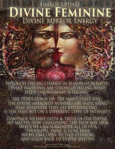 Divine Masculine And Divine Feminine, 1111 Twin Flames, Astrology Charts, Twin Flame Love Quotes, Heaven Painting, Meaning Of Your Name, Divine Feminine Goddess, Divine Masculine