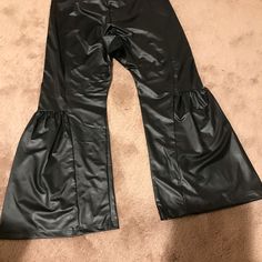 Brand New Never Worn, Front And Back Seam Detail. Leather Bell Bottom Pants, Angel Pants, Bell Bottom Pants, Bell Bottom, An Angel, Bell Bottoms, Pant Jumpsuit, Wide Leg, Pants For Women