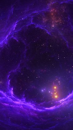 an image of a purple space with stars