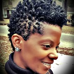 Twa Fingerwaves, Tapered Twa Hairstyles, Tapered Fade, Tapered Twa, Big Chop Natural Hair, Short Hair Designs, Curly Styles, Mom Hair