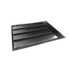 a black floor grate on a white background